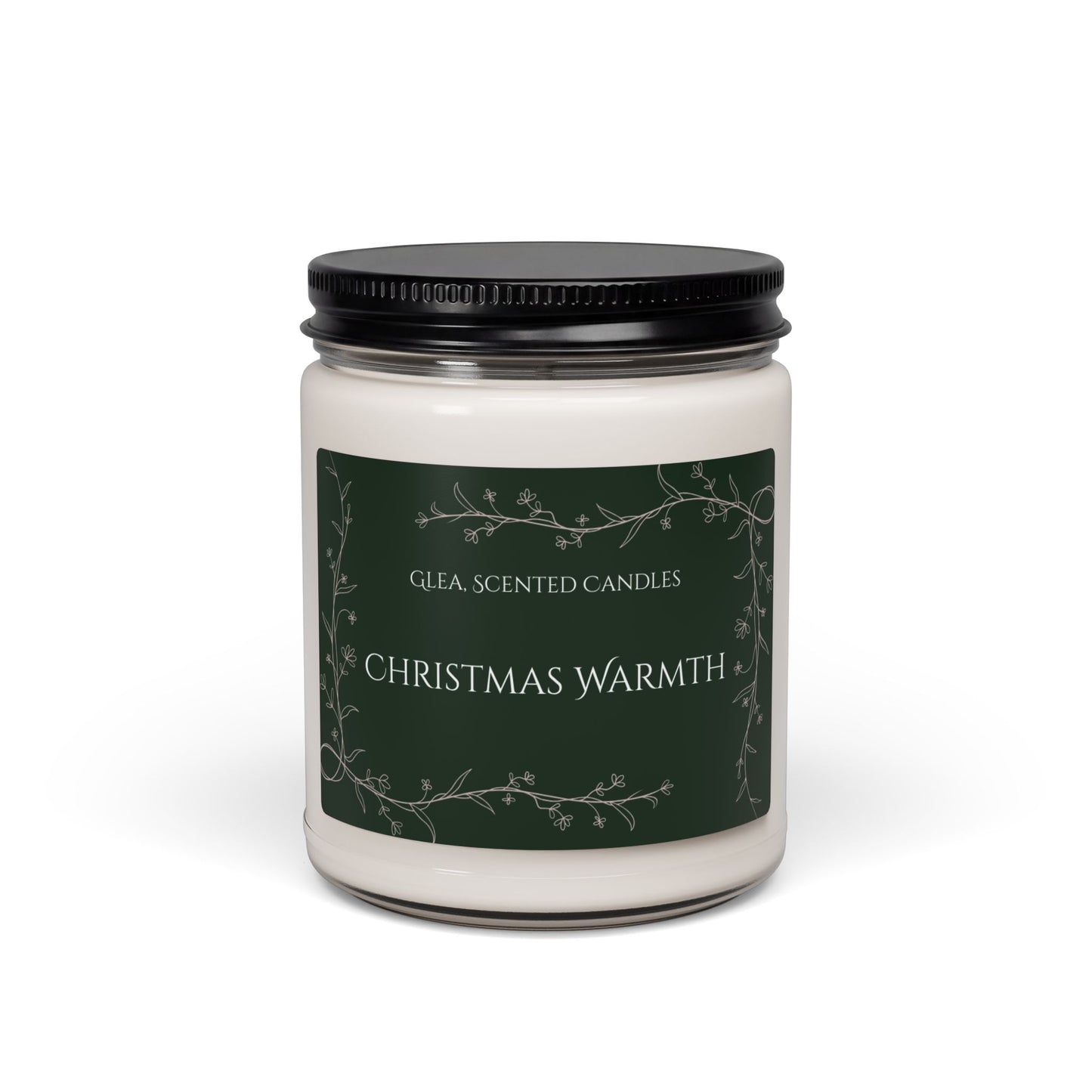 Christmas Warmth Scented Soy Candle — 9oz Holiday Aromatherapy