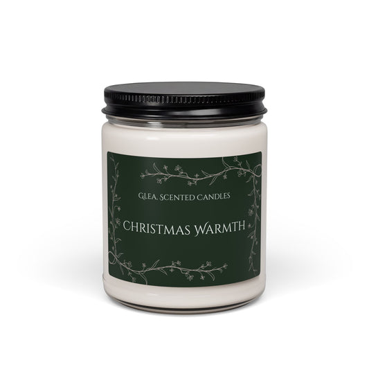 Christmas Warmth Scented Soy Candle — 9oz Holiday Aromatherapy
