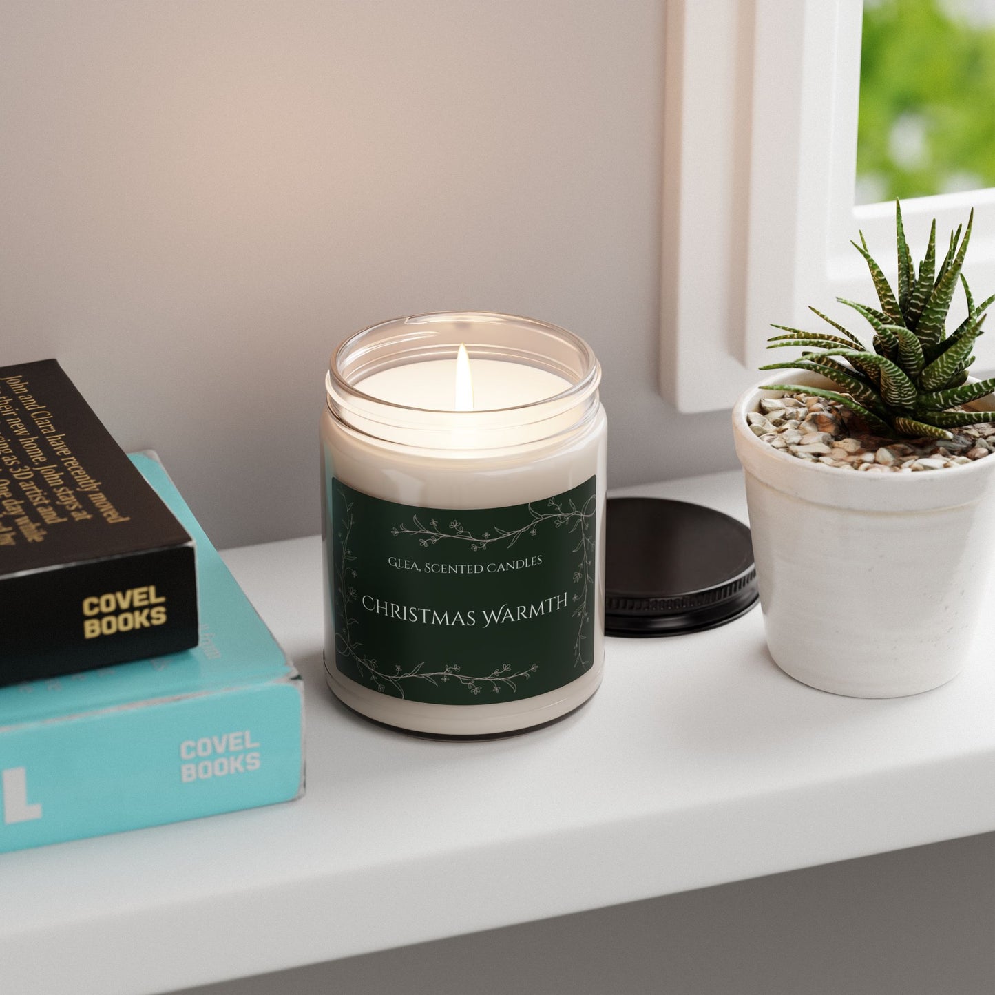 Christmas Warmth Scented Soy Candle — 9oz Holiday Aromatherapy