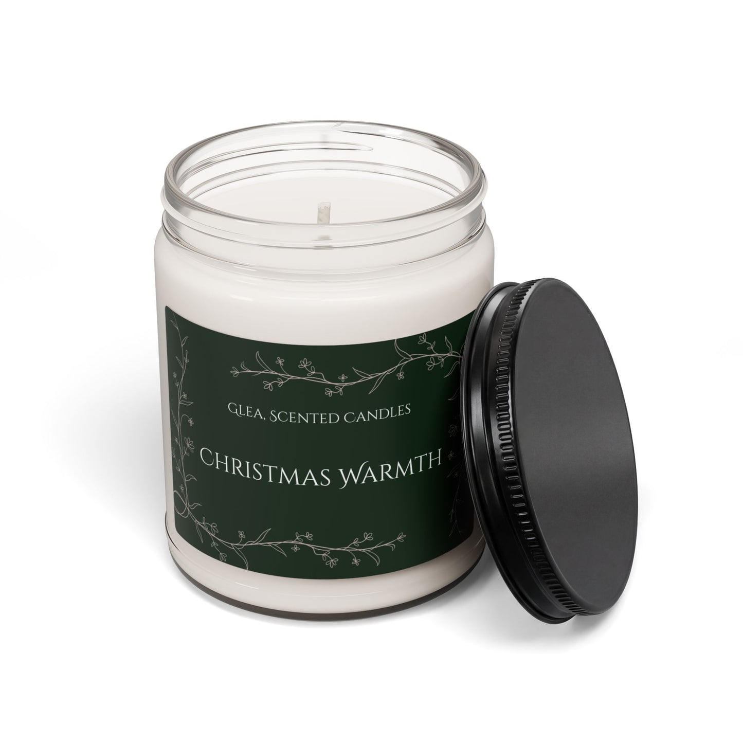 Christmas Warmth Scented Soy Candle — 9oz Holiday Aromatherapy